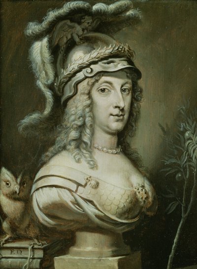 Allegorical Portrait of Queen Christina of Sweden by Erasmus Quellinus II